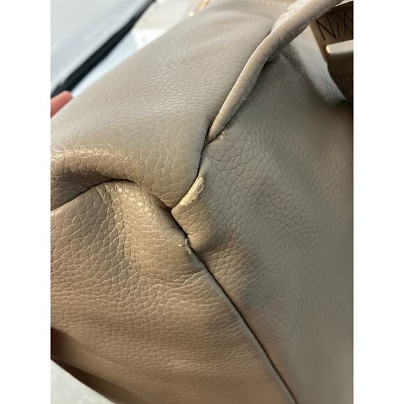 FAWN EXTRA GRAY PU LEATHER SHOULDER TOTE / BACKPACK ASIS - Picture 9 of 16